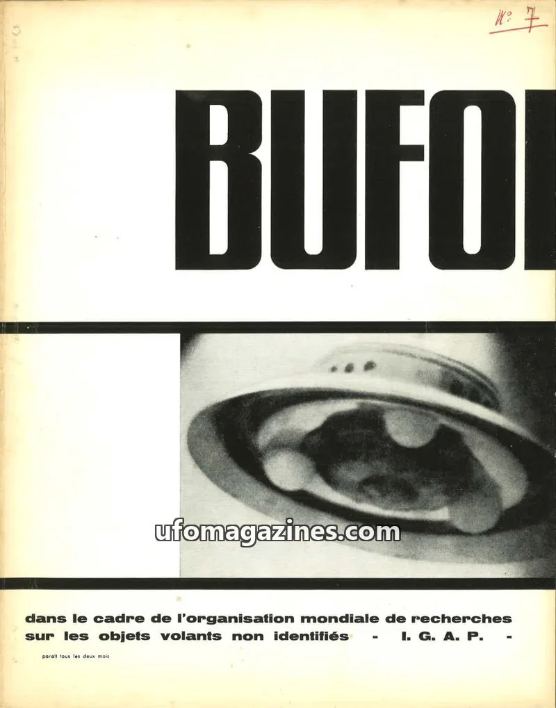 Cover of SOBEPS issue 7: BUFOI