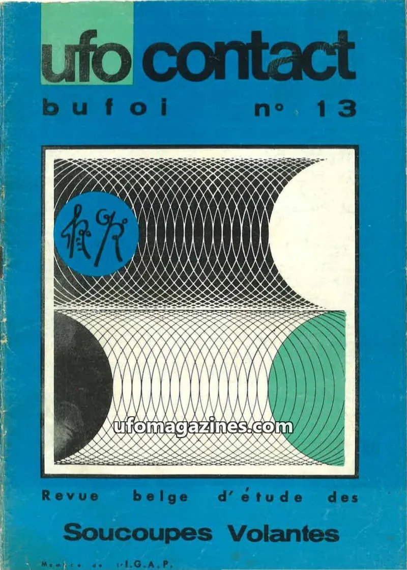 Cover of BUFOI issue 13: ufo contact