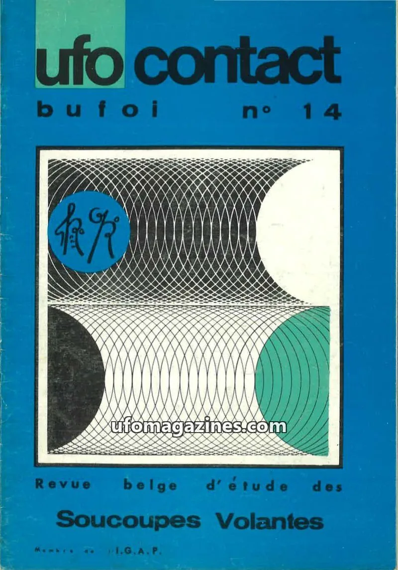 Cover of BUFOI Magazine issue 14: UFO contact