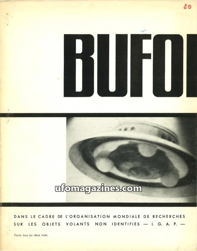 Cover of SOBEPS issue 20: BUFOI