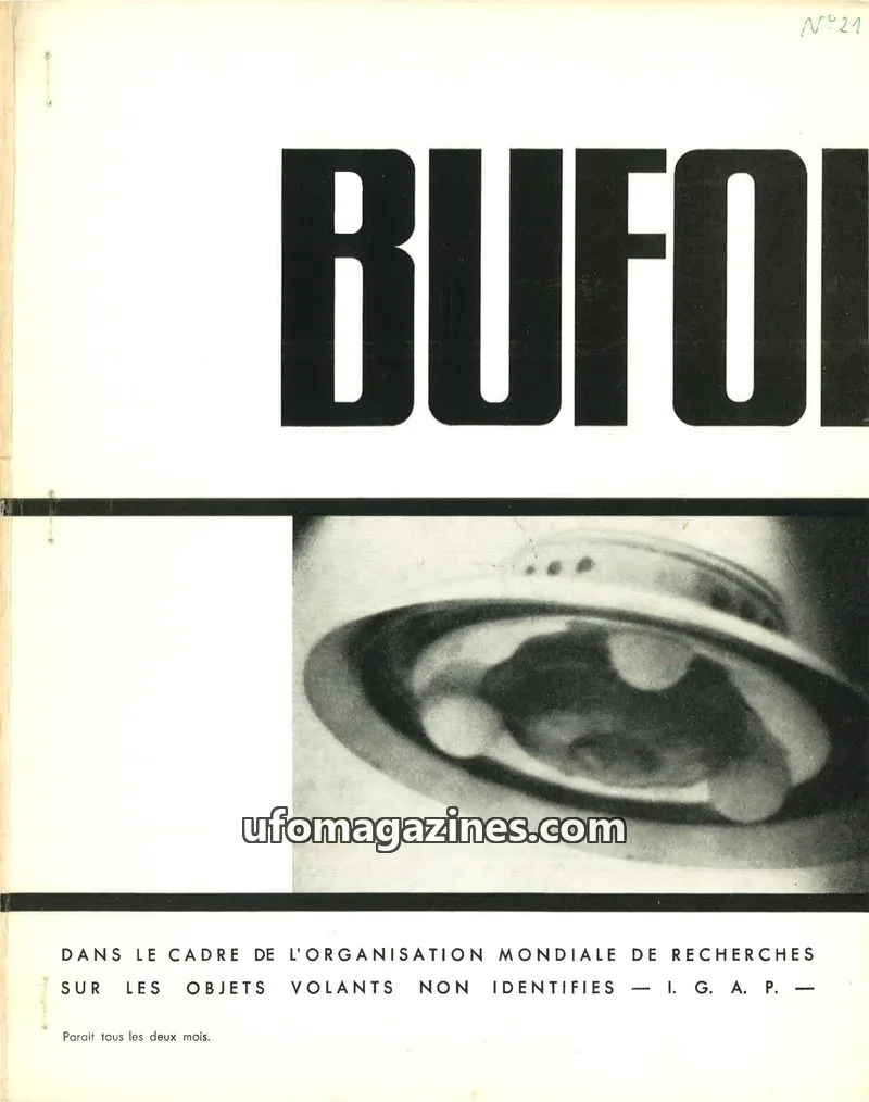 Cover of BUFOI Magazine issue 21: BUFOI