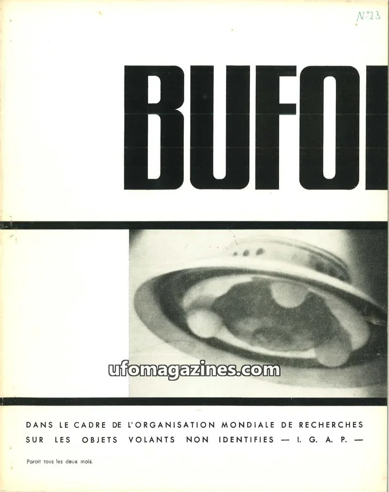 Cover of BUFOI issue 23: BUFOI