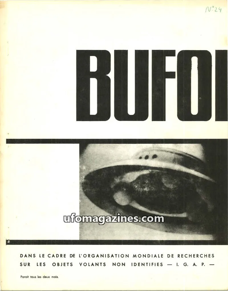 Cover of BUFOI Magazine issue 24: BUFOI