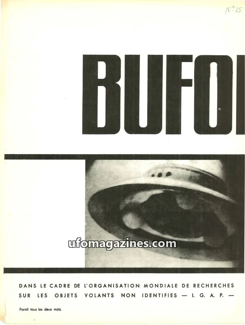 Cover of BUFOI Magazine issue 25: BUFO