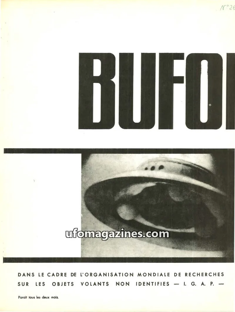 Cover of BUFOI Magazine issue 26: BUFOI