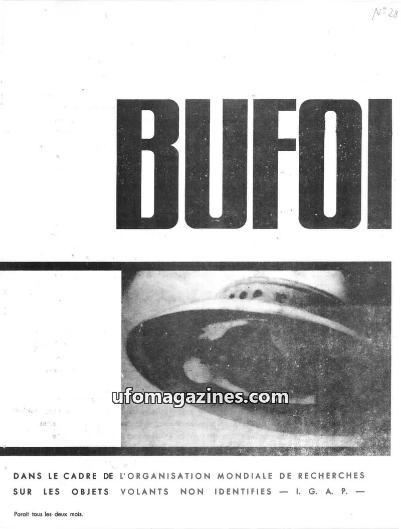Cover of BUFOI Magazine issue 28: BUFOI