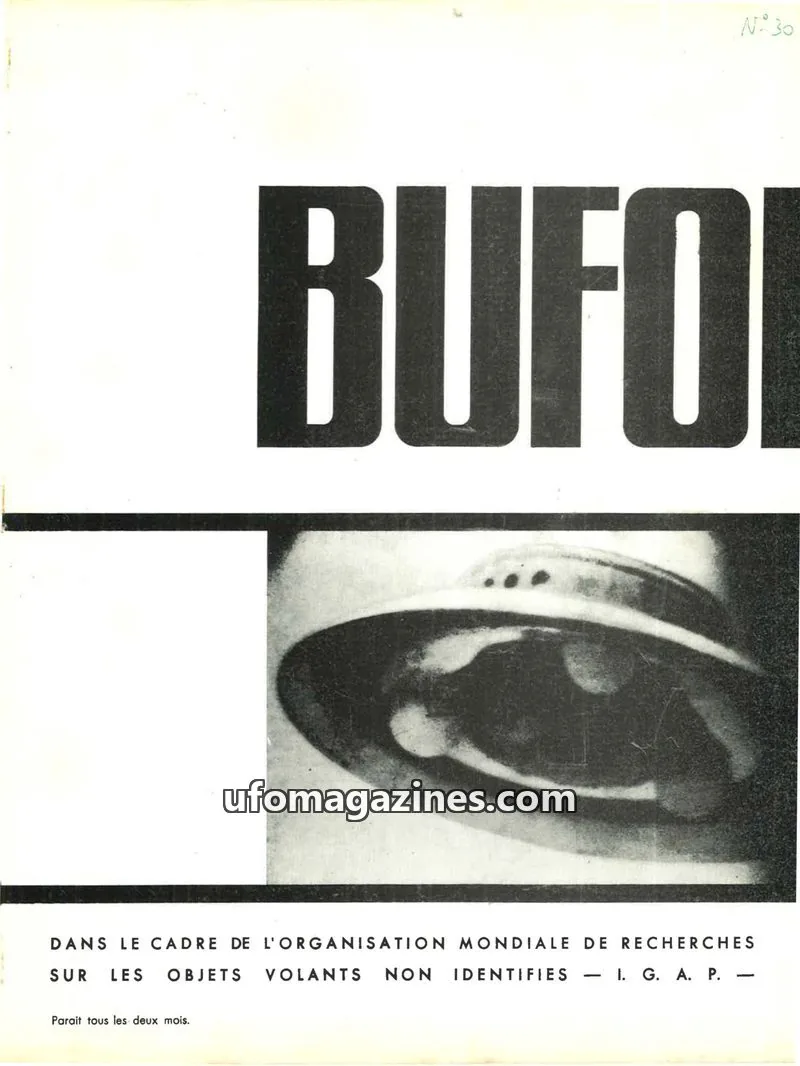 Cover of BUFOI Magazine issue 30: BUFOI-MAGAZINE