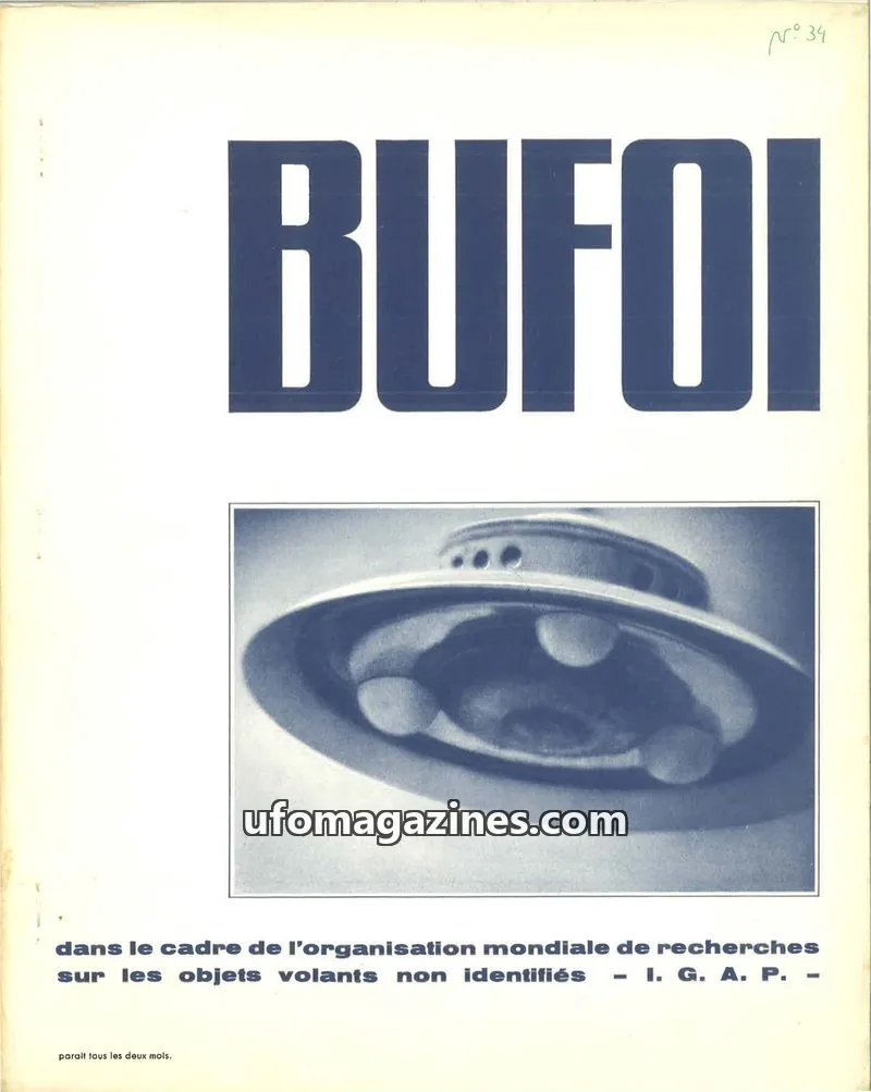 Cover of BUFOI issue 34: BUFOI