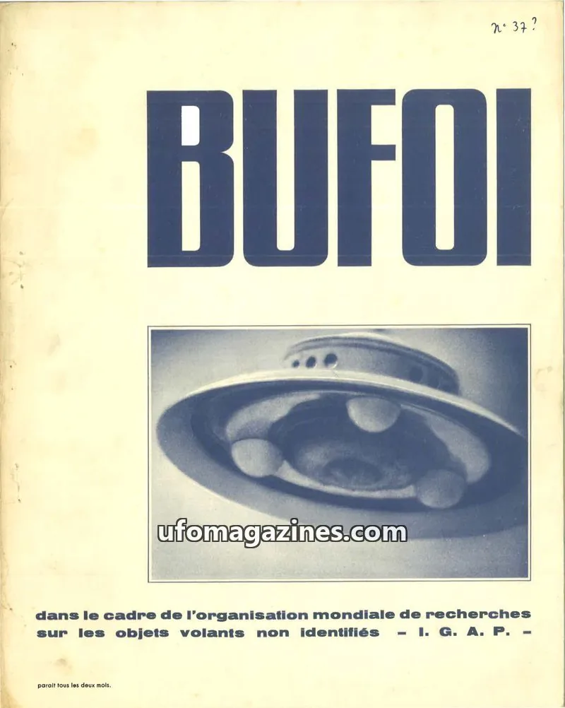 Cover of BUFOI Magazine issue 37: BUFOI