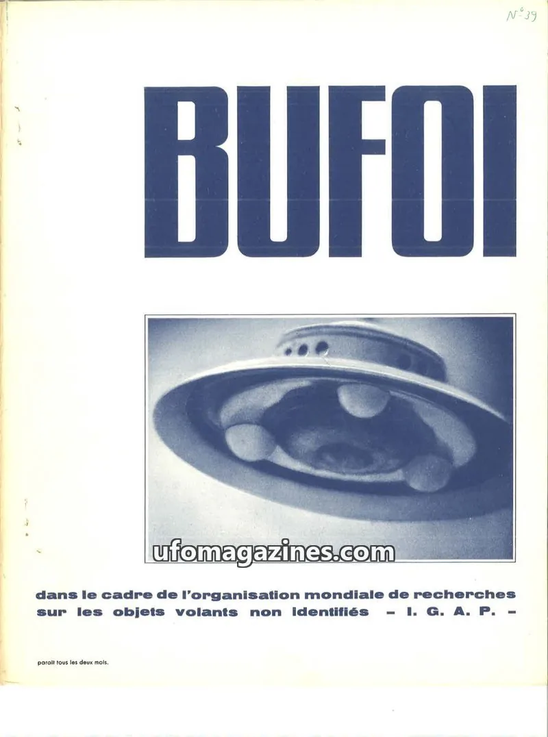 Cover of BUFOI issue 39: BUFOI