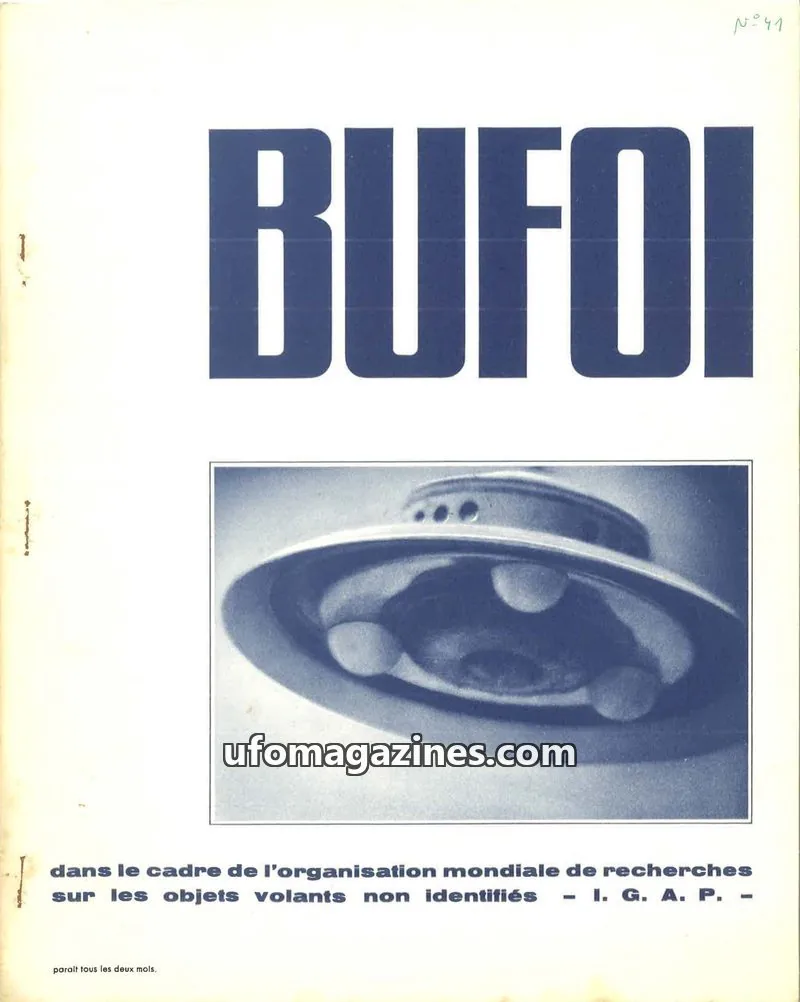 Cover of BUFOI Magazine issue 41: BUFOI