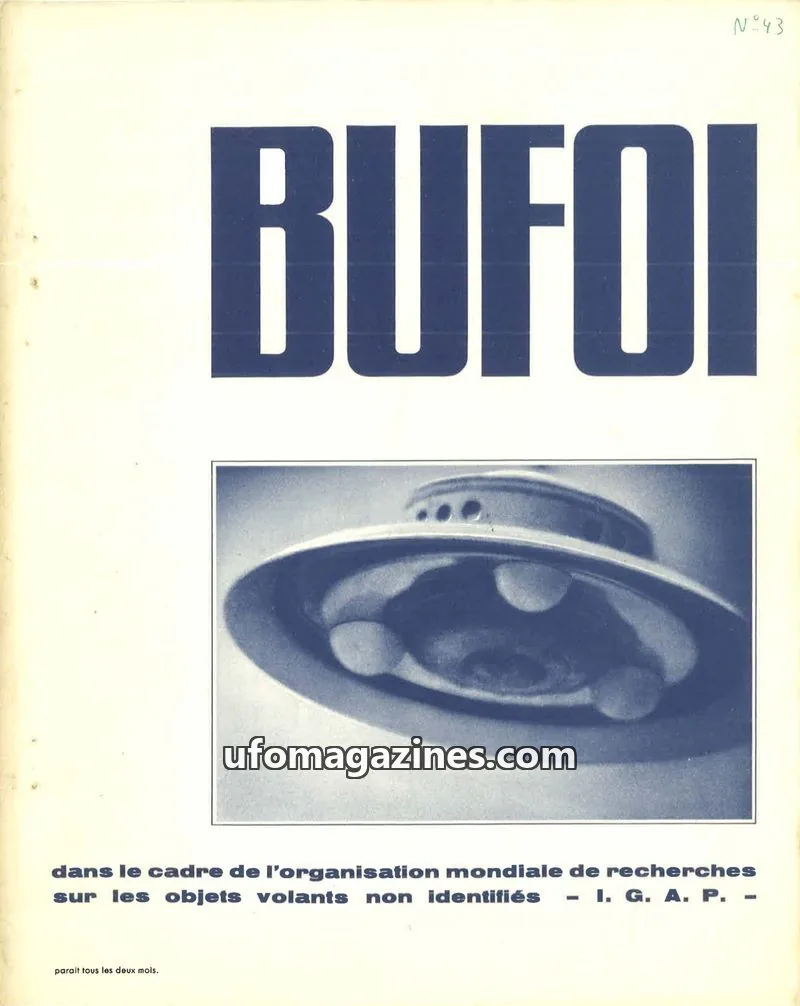 Cover of BUFOI Magazine issue 43: BUFOI