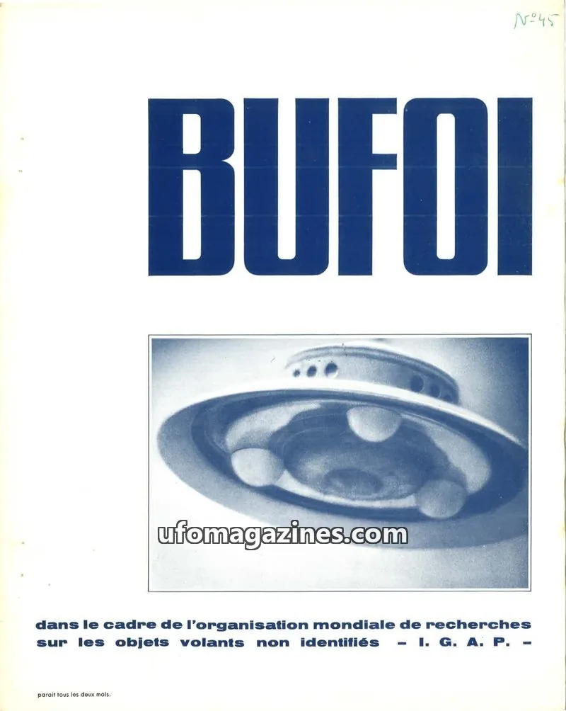 Cover of BUFOI Magazine issue 45: BUFOI