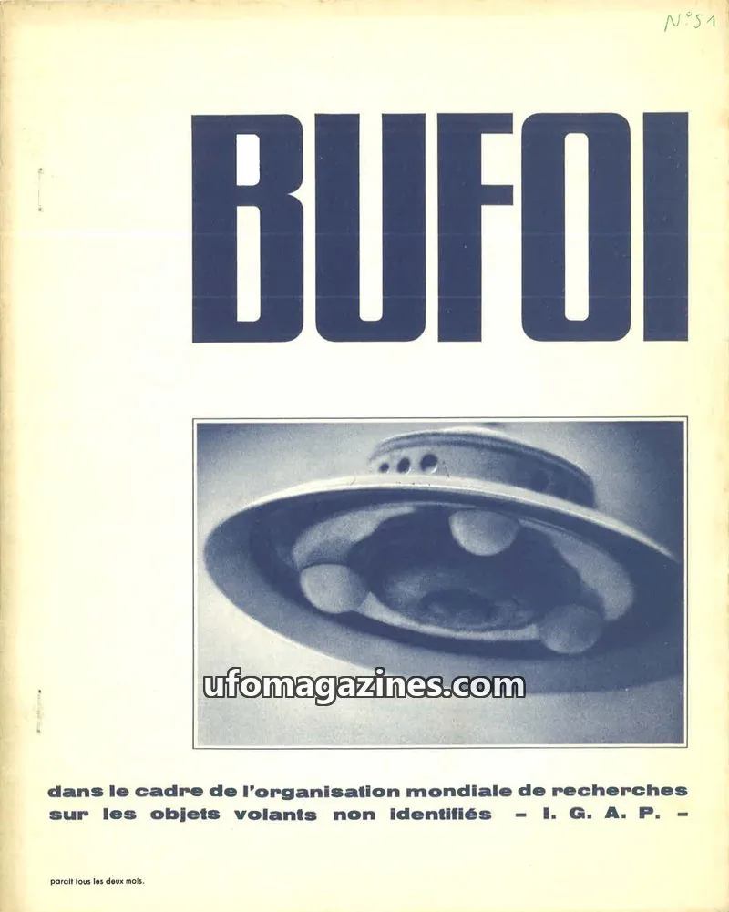 Cover of BUFOI Magazine issue 51: BUFOI