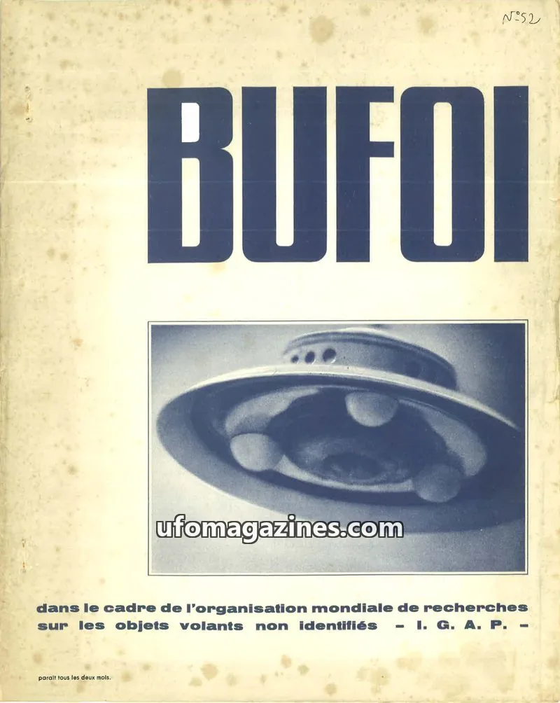 Cover of BUFOI issue N°52: BUFOI