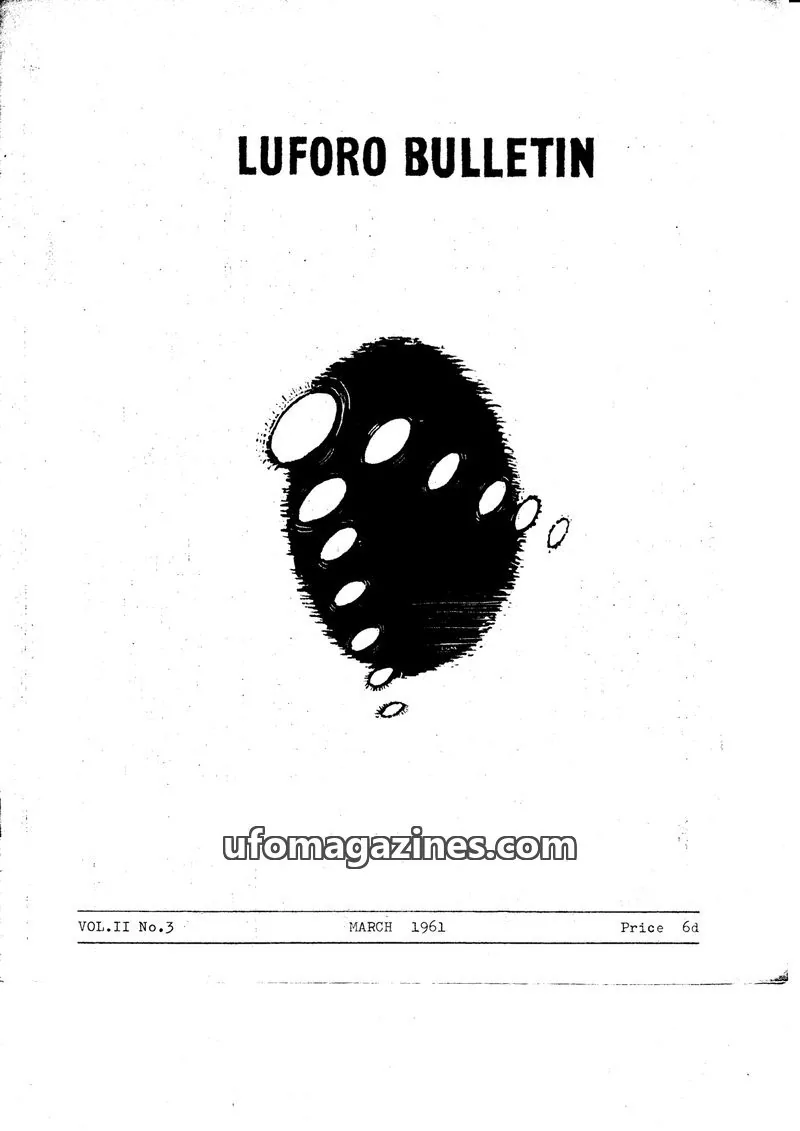 Cover of BUFORA - 1959-1963 LUFORO BULLETIN Vols.1 to 4 issue VOL.II No.3: LUFORO BULLETIN
