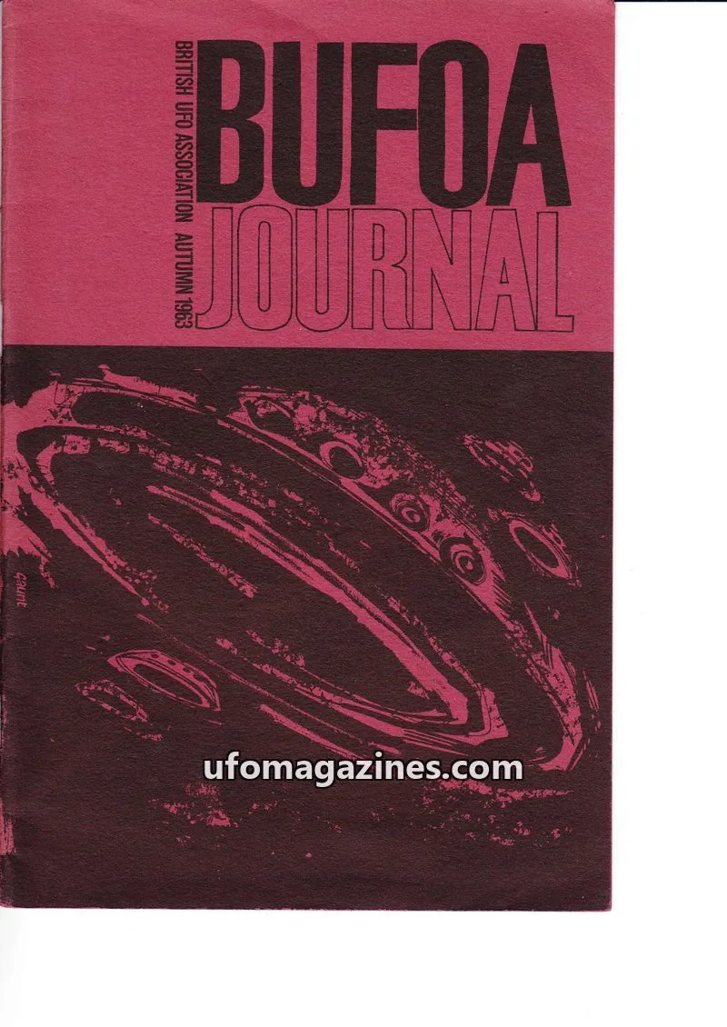 Cover of BRITISH UFO ASSOCIATION issue NUMBER 2: BUFOA JOURNAL
