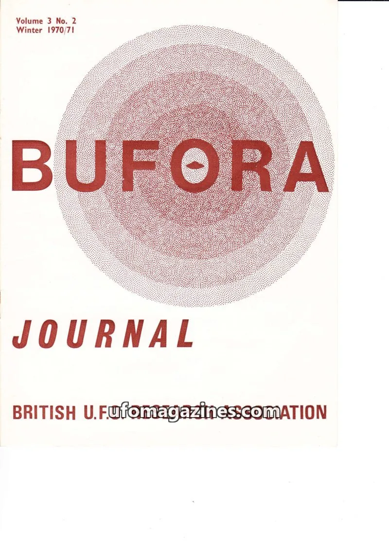 Cover of BRITISH U.F.O. RESEARCH ASSOCIATION issue 2: BUFORA JOURNAL