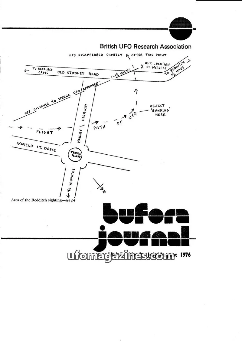 Cover of British UFO Research Association issue Vol 5 No 2: BUFORA JOURNAL