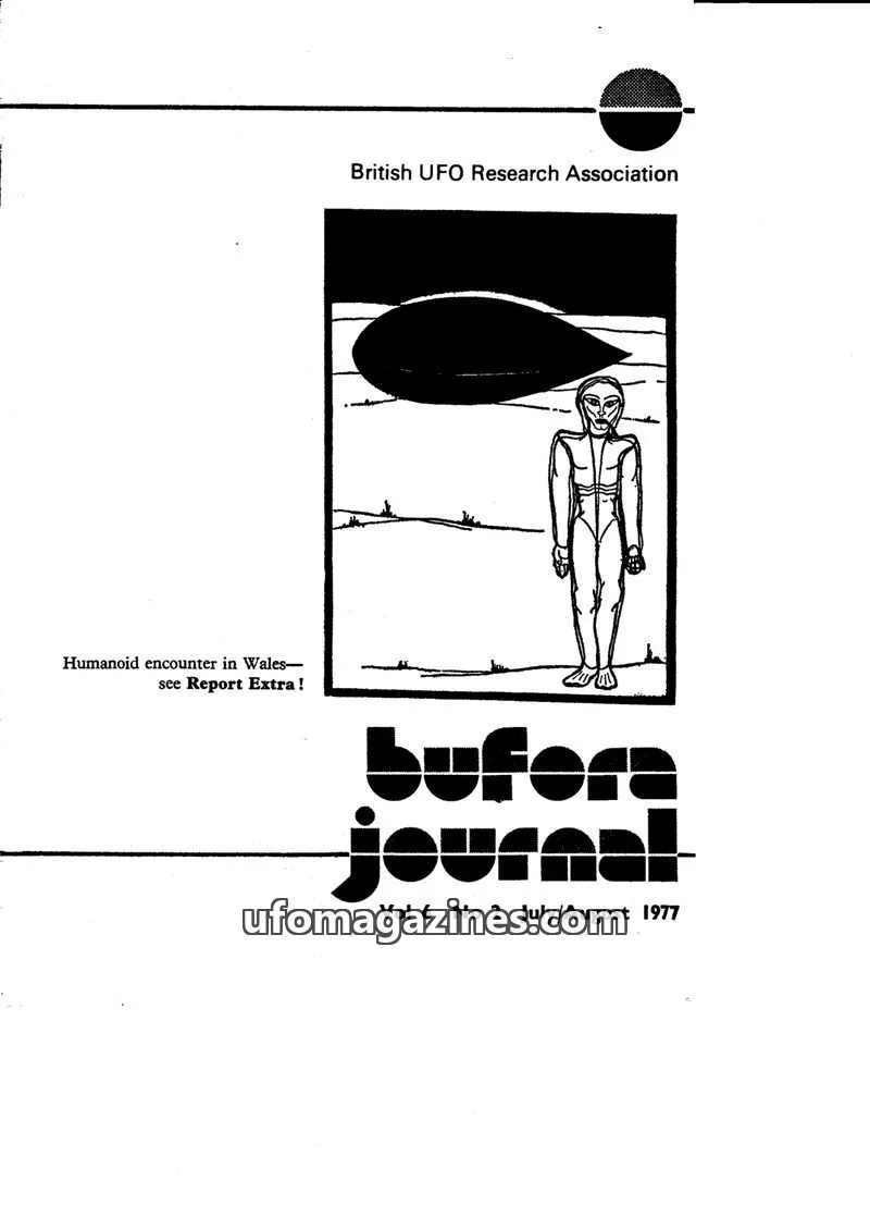 Cover of British UFO Research Association issue Vol 6 No 2: BUFORA JOURNAL