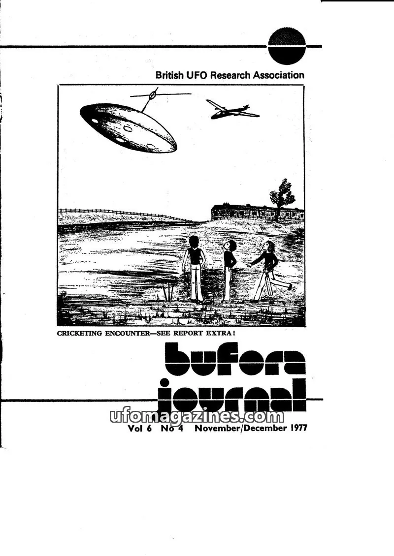 Cover of British UFO Research Association issue No 4: BUFORA JOURNAL