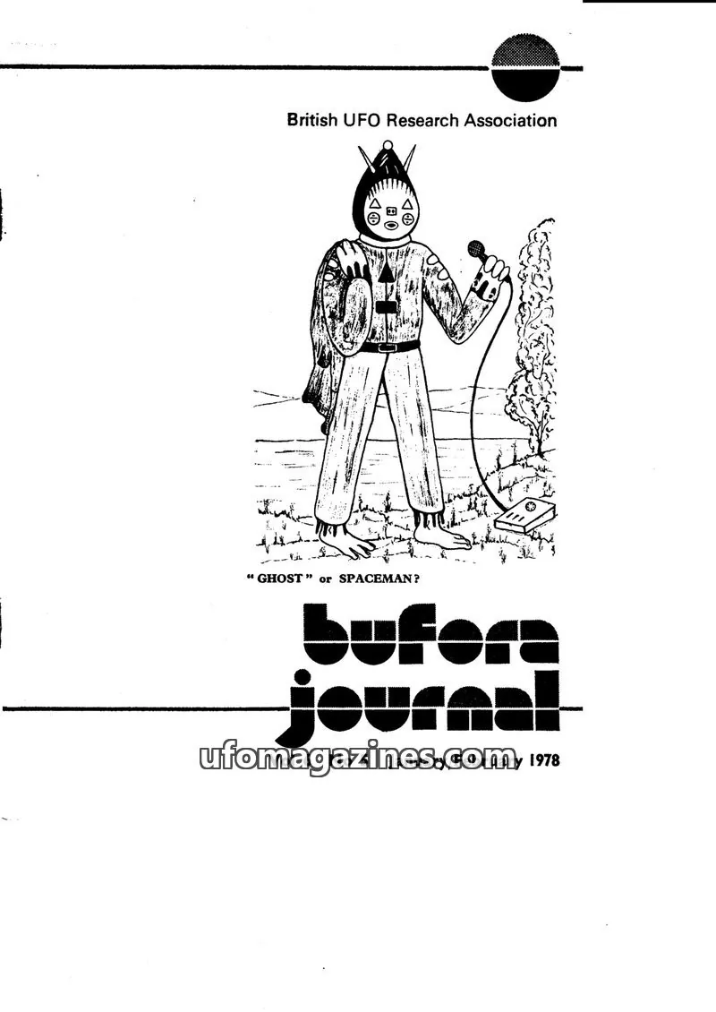 Cover of British UFO Research Association issue Vol 6 No 5: BUFORA JOURNAL