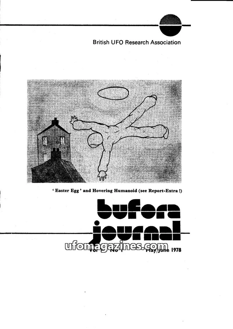 Cover of British UFO Research Association issue Vol 7 No 1: Bufora Journal