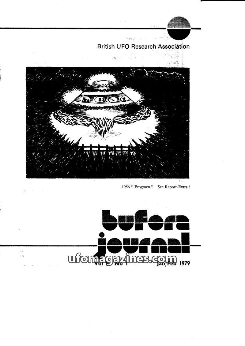 Cover of British UFO Research Association issue Vol 8 No 1: BUFORA JOURNAL