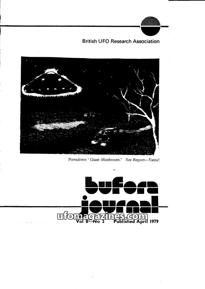 Cover of British UFO Research Association issue Vol 8 No 2: BUFORA JOURNAL