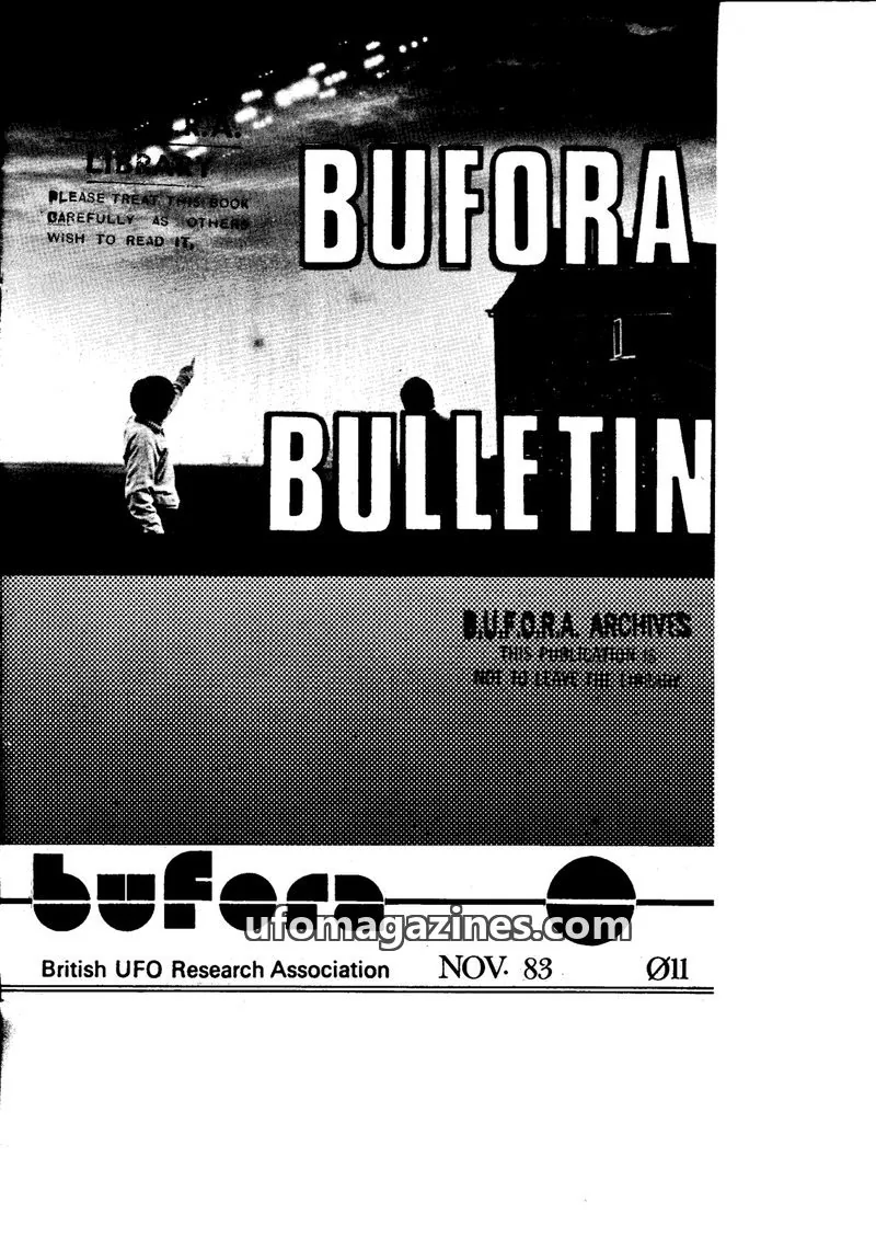 Cover of BUFORA issue Ø11: BUFORA BULLETIN