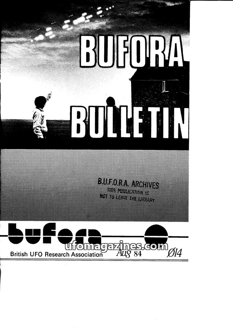 Cover of BUFORA - 1981-1989 BUFORA Bulletin issue Ø14: BUFORA BULLETIN