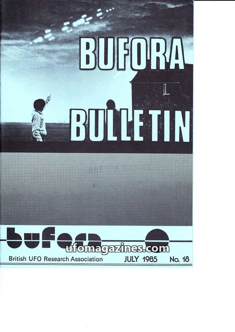 Cover of BUFORA - 1981-1989 BUFORA Bulletin issue 18: BUFORA BULLETIN