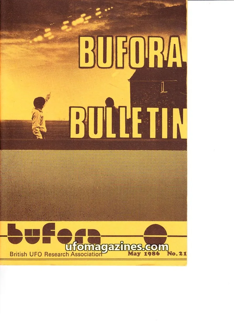 Cover of BUFORA - 1981-1989 BUFORA Bulletin issue No. 21: BUFORA BULLETIN