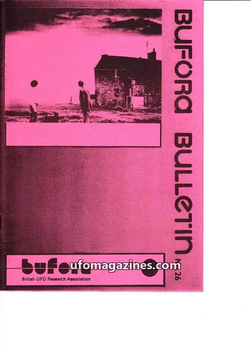 Cover of BUFORA - 1981-1989 BUFORA Bulletin issue 26: BUFORA BULLETIN