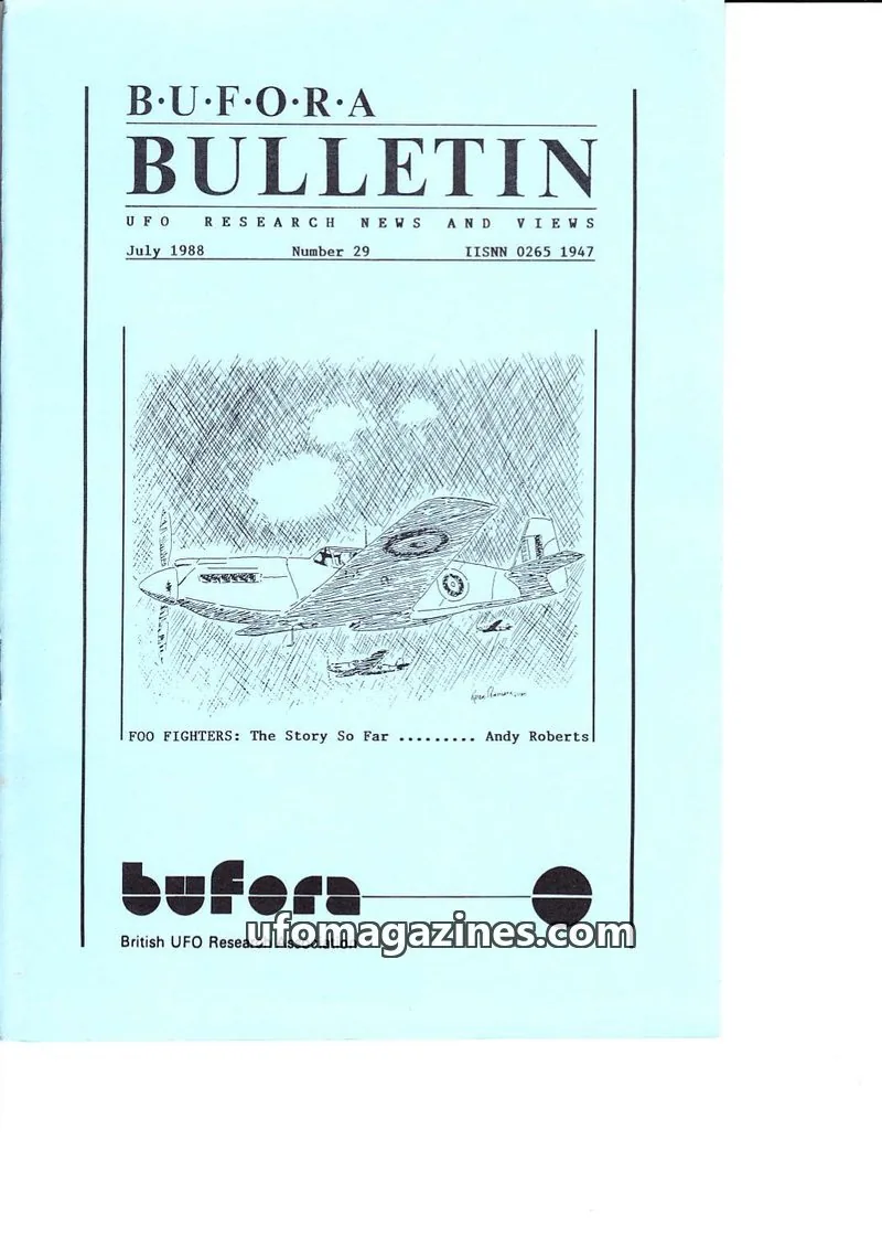 Cover of BUFORA - 1981-1989 BUFORA Bulletin issue Number 29: BULLETIN