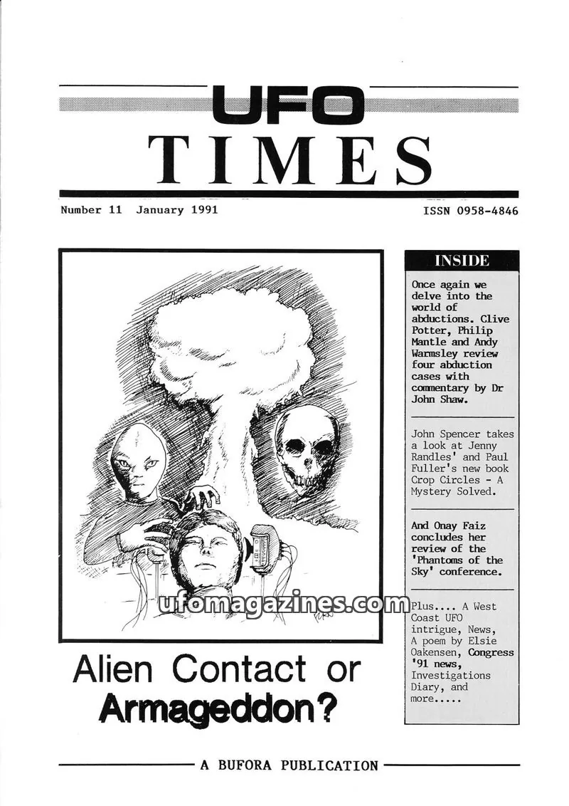 Cover of BUFORA - 1989-1997 UFO Times issue 11: UFO TIMES
