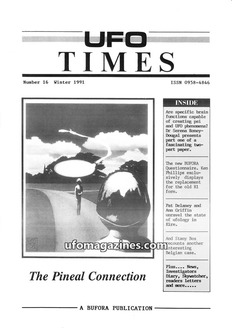 Cover of BUFORA - 1989-1997 UFO Times issue 16: UFO TIMES