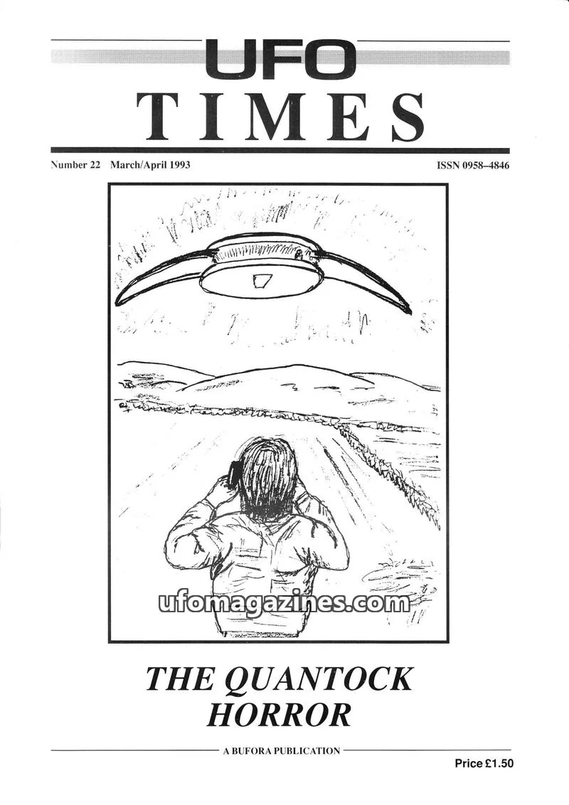 Cover of BUFORA - 1989-1997 UFO Times issue 22: UFO TIMES