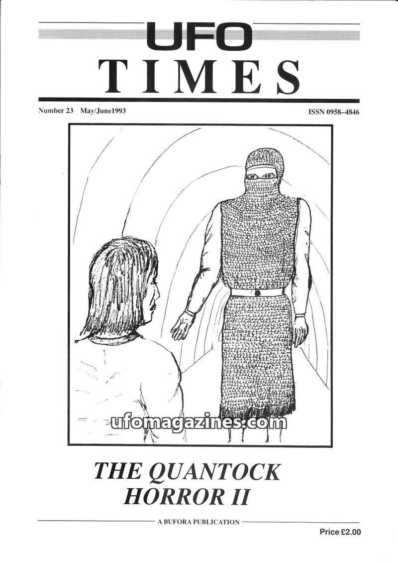 Cover of BUFORA - 1989-1997 UFO Times issue 23: UFO TIMES