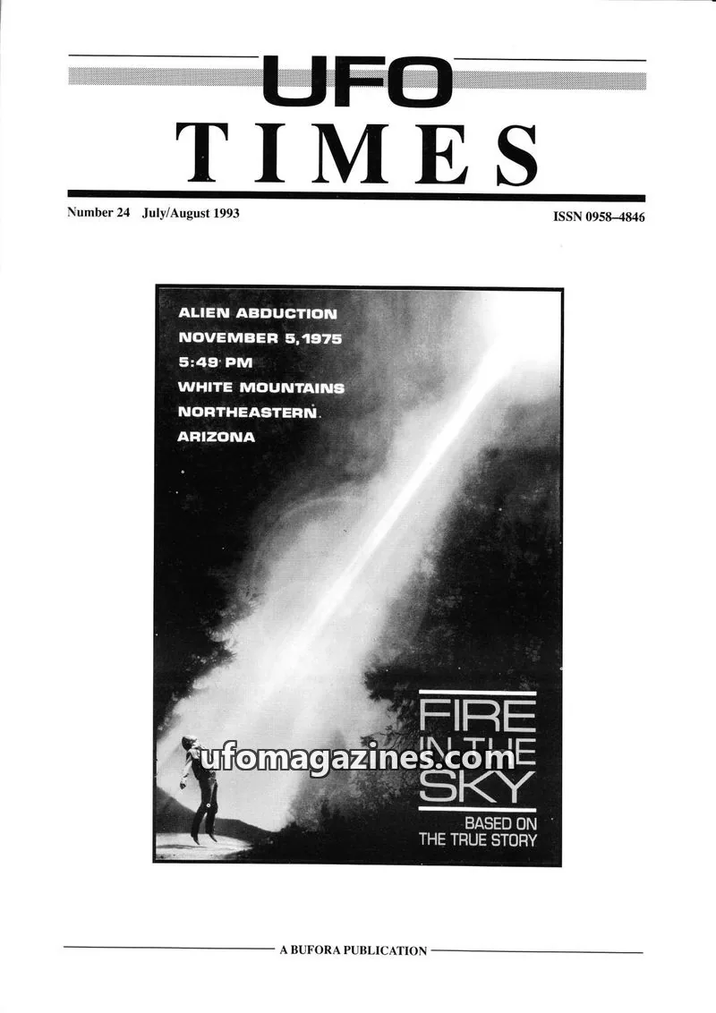 Cover of BUFORA issue 24: UFO TIMES