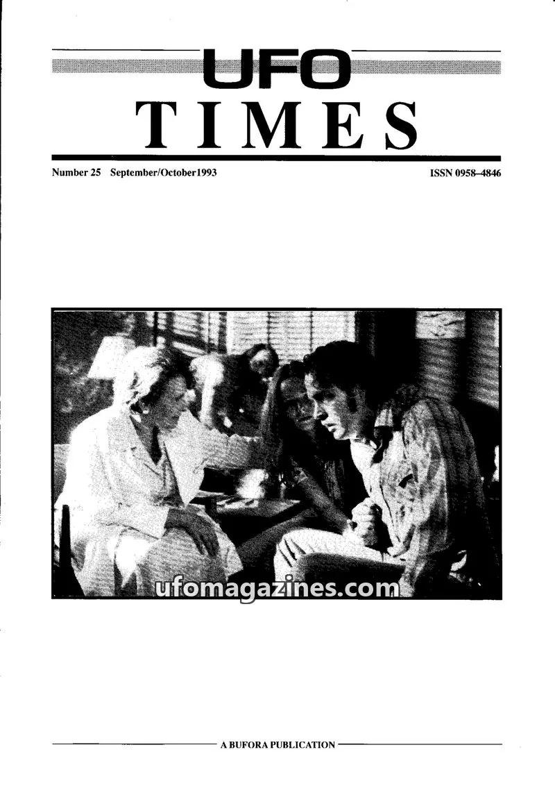 Cover of BUFORA - 1989-1997 UFO Times issue 25: UFO TIMES