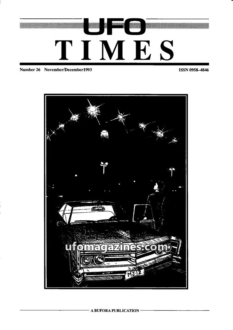 Cover of BUFORA - 1989-1997 UFO Times issue 26: UFO TIMES