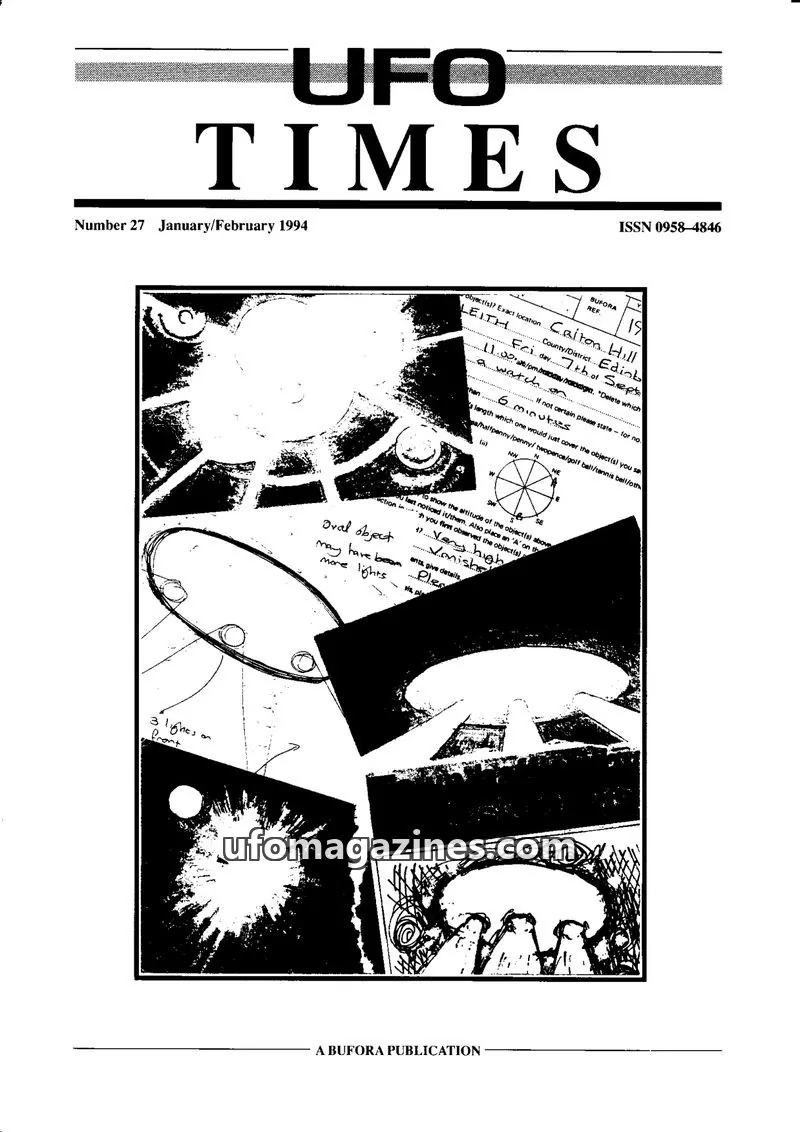 Cover of BUFORA - 1989-1997 UFO Times issue 27: UFO TIMES