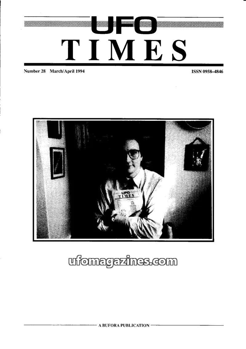 Cover of BUFORA - 1989-1997 UFO Times issue 28: UFO TIMES