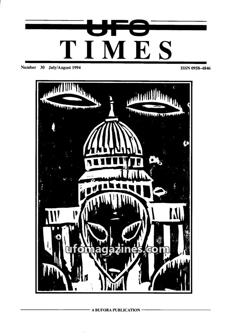 Cover of BUFORA - 1989-1997 UFO Times issue 30: UFO TIMES