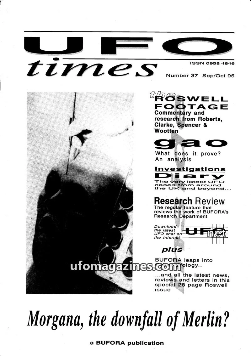 Cover of BUFORA issue Number 37: UFO Times