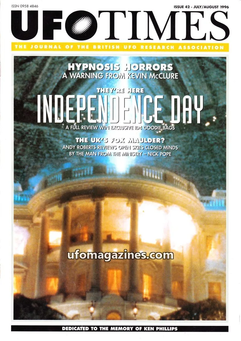 Cover of BRITISH UFO RESEARCH ASSOCIATION issue 42: UFOTIMES
