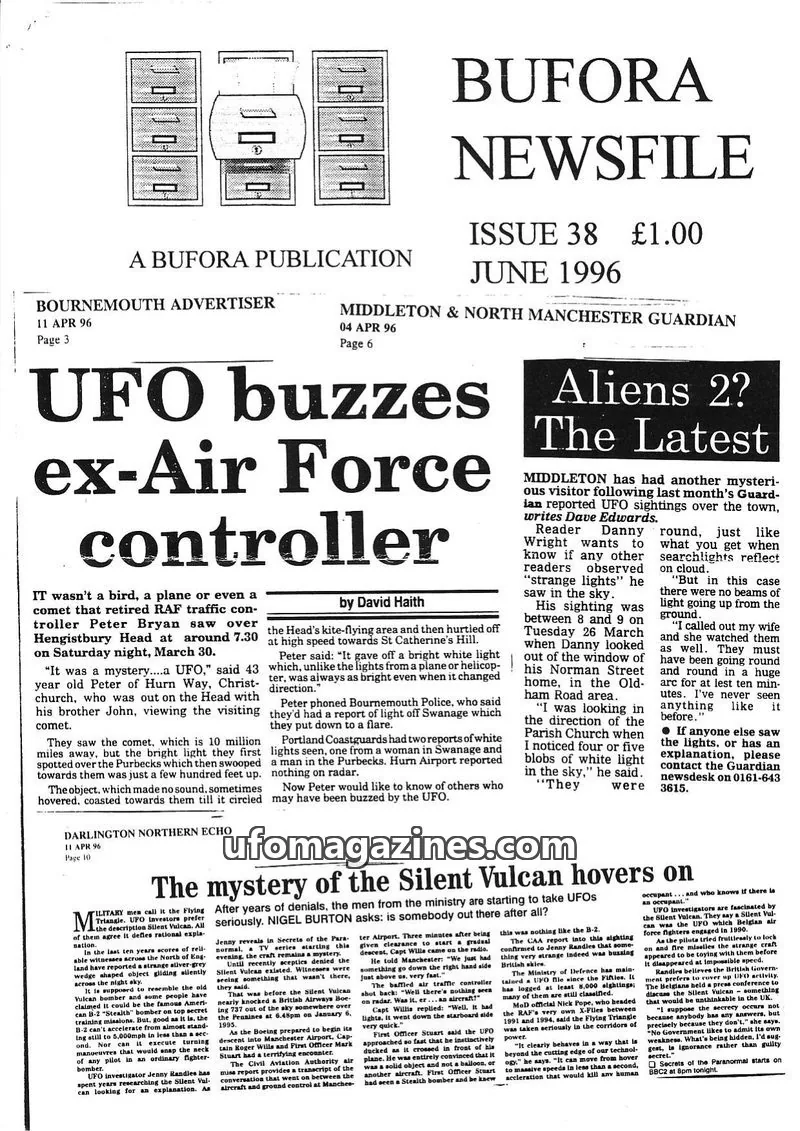 Cover of BUFORA - 1993-2000 BUFORA Newsfiles issue 38: BUFORA NEWSFILE