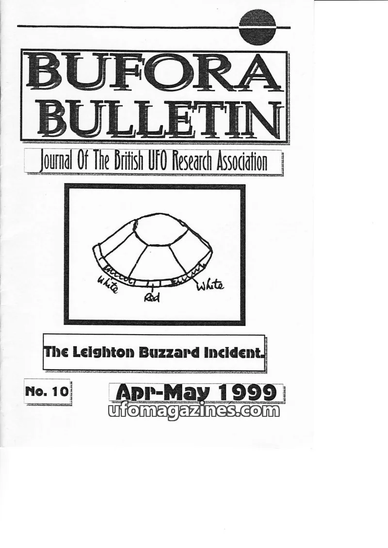 Cover of BUFORA - 1998-2001 BUFORA Bulletin2 issue 10: BUFORA BULLETIN