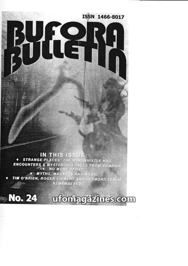 Cover of BUFORA issue 24: BUFORA BULLETIN